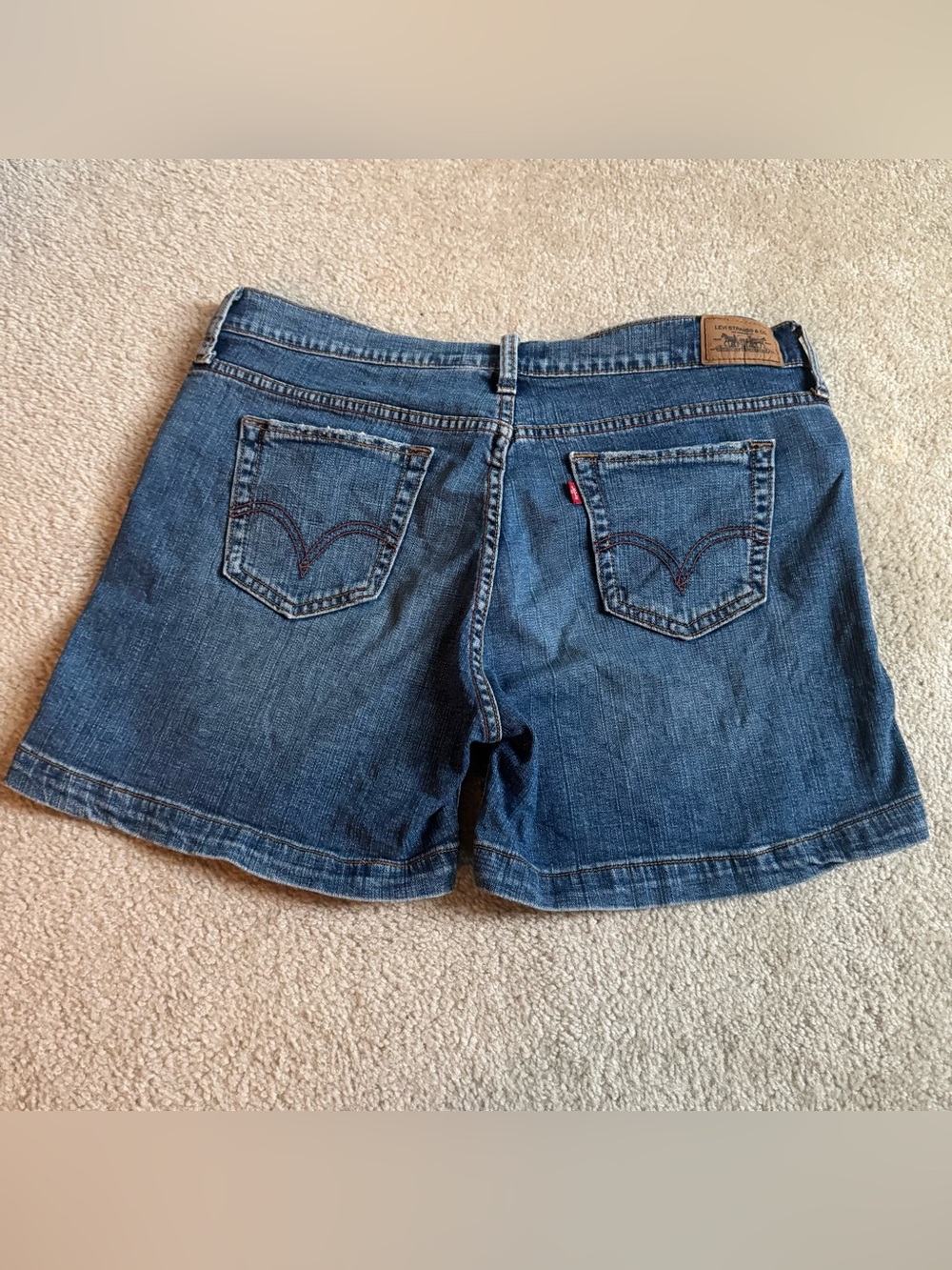 Vintage Y2K Levi's 515 Jean Shorts Women’s Denim Mid Rise Grunge Western